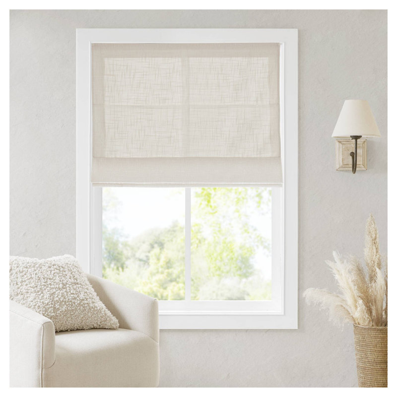 Store romain sans cordon obscurcissant 1 pièce 34 x 64 pouces