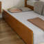 Maud Solid Wood Platform Bed with Footboard & Full Trundle-107447973