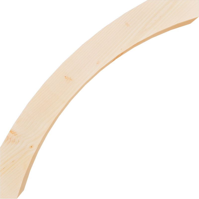 Genouillère Thorton, Sapin Douglas de 3 1/2 po (lisse), 36 po X P 36 po H
