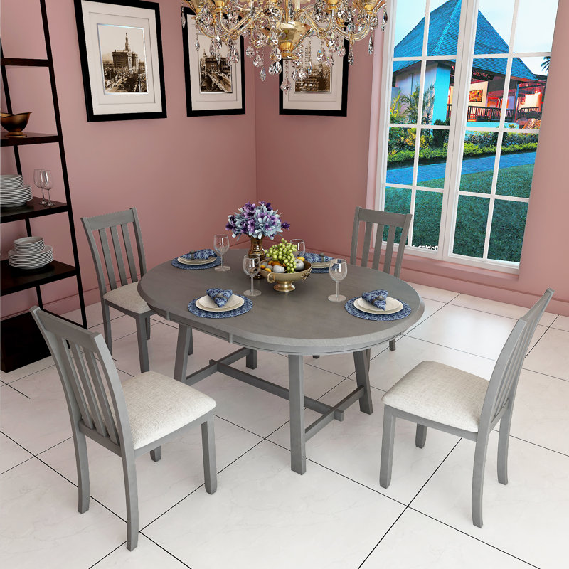 Ensemble repas pour 4 personnes Old Ox, gris, Beige