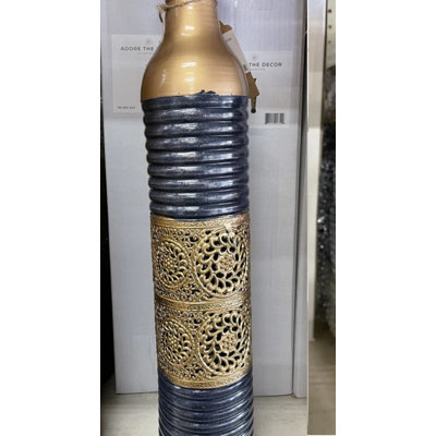 Vase en métal 24 po