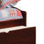 Lit simple en bois massif Durain