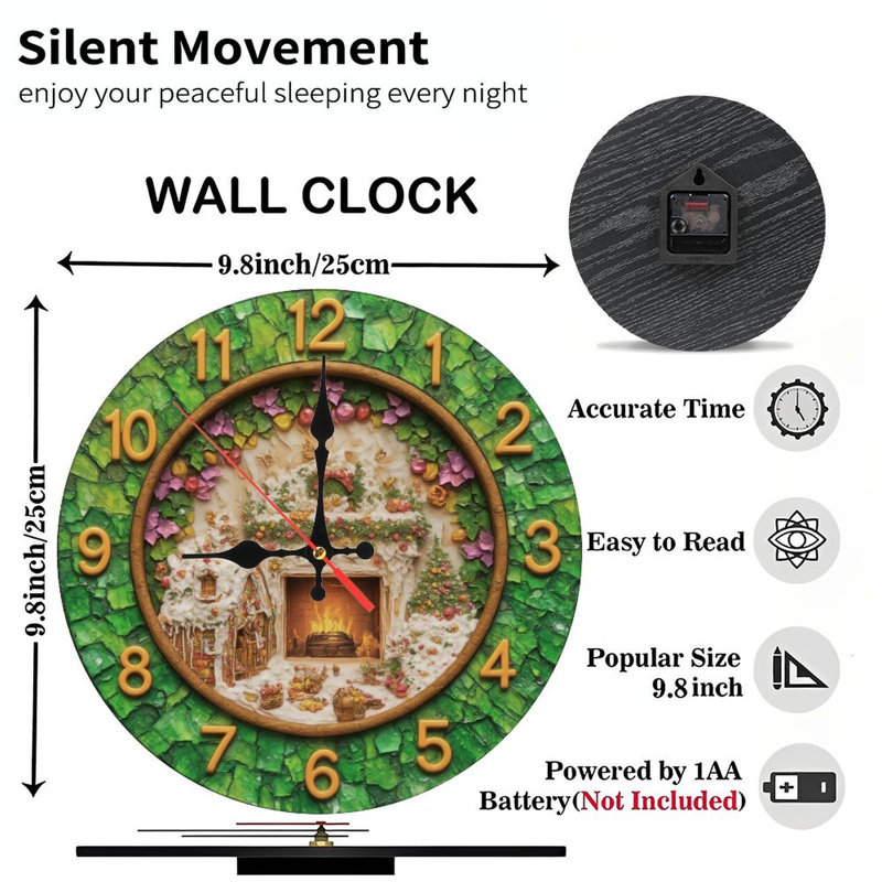 Horloge murale 9,84 "