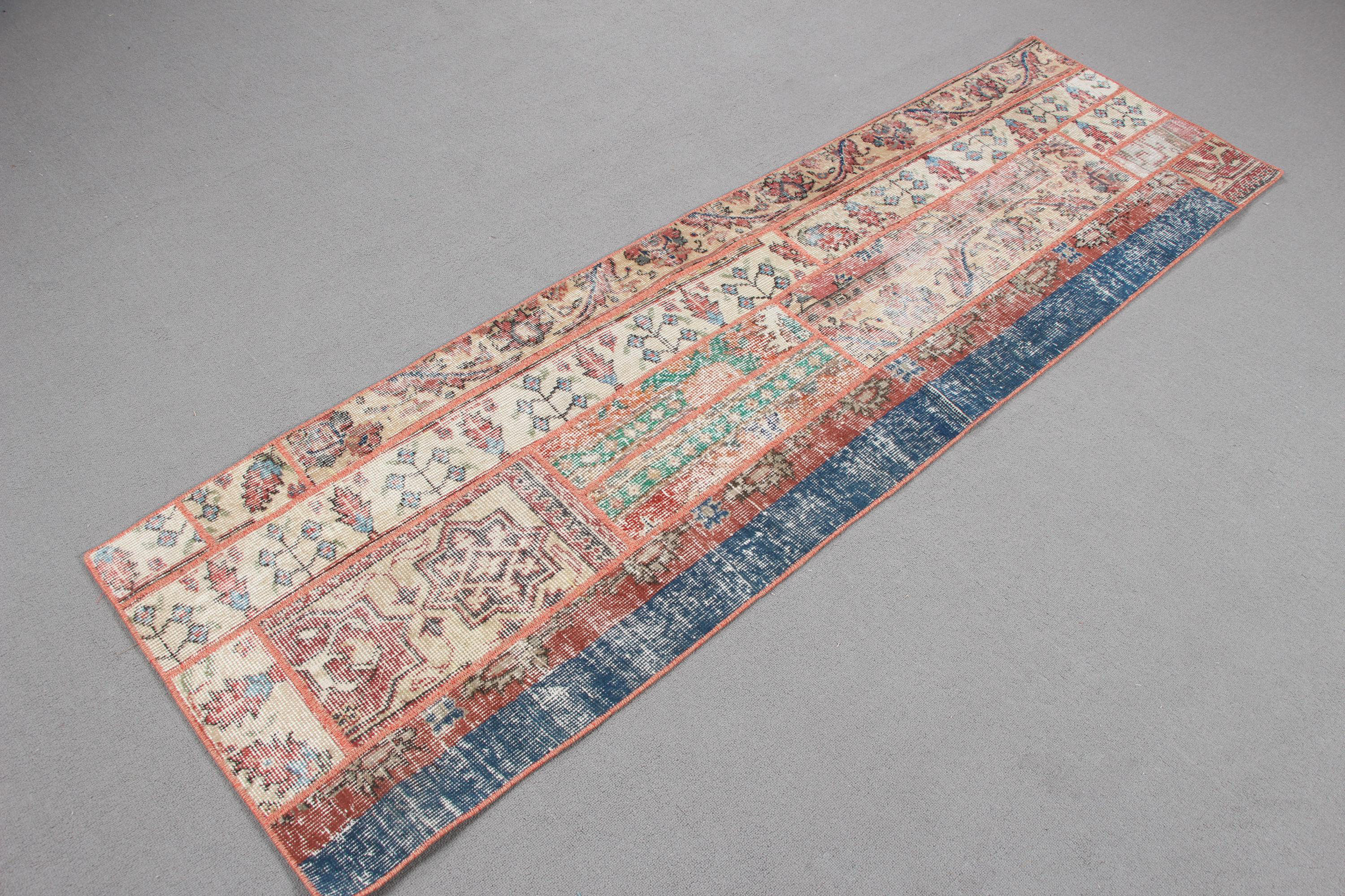 Bungalow Rose Vintage Turkish Patchwork Runner Rug in Beige for ...