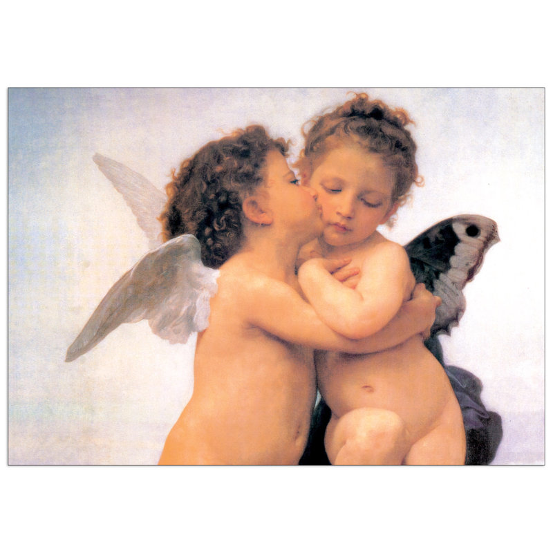 Bouguereau - No Frame Print on Wood, 70cm H x 100cm W x 1.8cm D