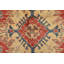 Tapis rouge nouvel âge en laine 7 pi 5 po x 11 pi Gursharon