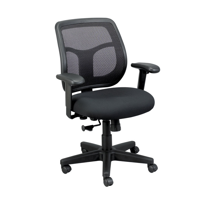 Apollo Polyester Blend Task Chair, Black