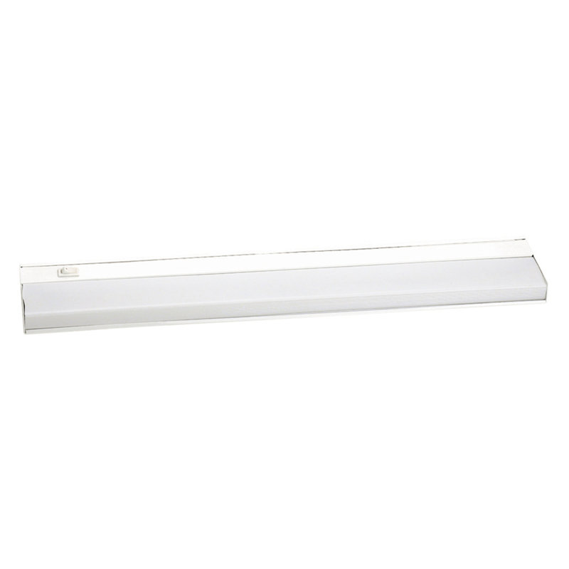 Lampe de dessous de meuble fluorescente, H 1 po x l 21 po x P 3,5 po