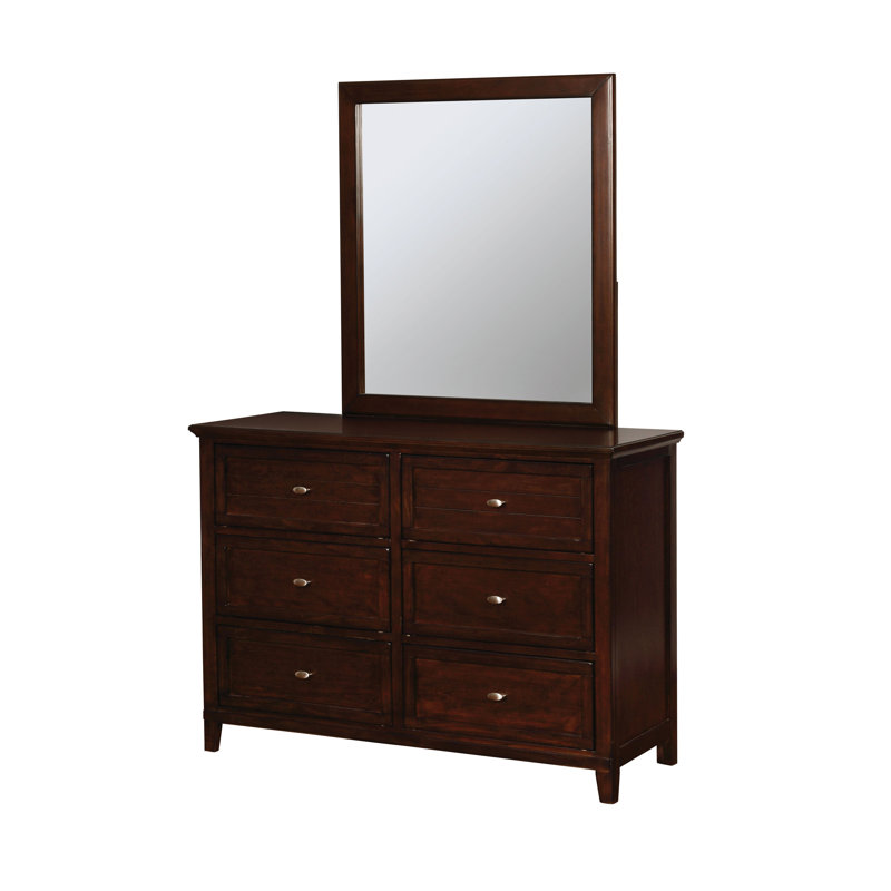 Kahi 47.63'' W 6 - Drawer Dresser, Brown