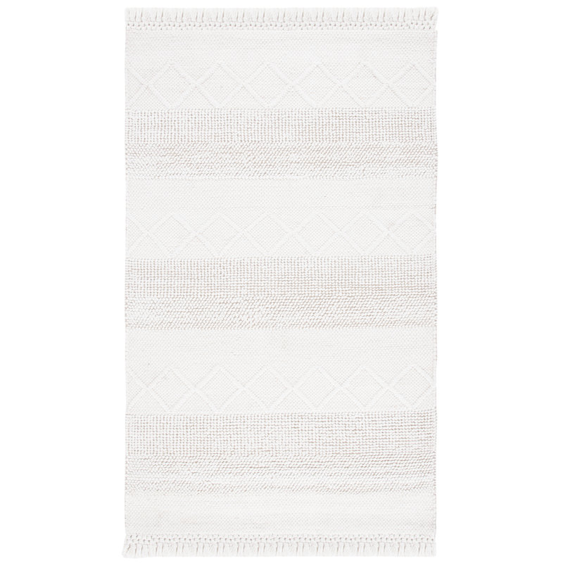 Matanna Hand Woven Performance Striped Rug, Rectangle 4' x 6'