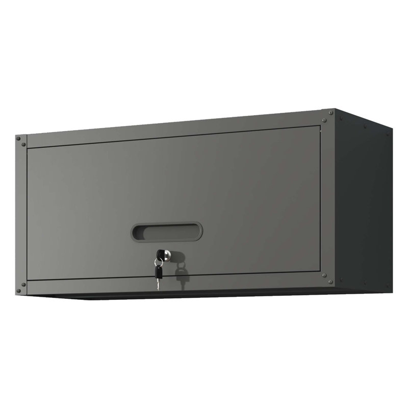 Heavy Duty Metal Wall Mounted Tool Storage Cabinet Steel Metal Garage Storage Cabinet for Garage Workshop Assembly Required