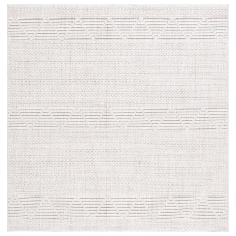 Tapis à performance géométrique Martha Stewart, Carré 6 pi 7 po