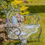 Banc de jardin en mosaïque en métal San Marino - Sardaigne - L 47,25 po