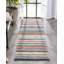 Leona Striped Synthetic Area Rug-62632465