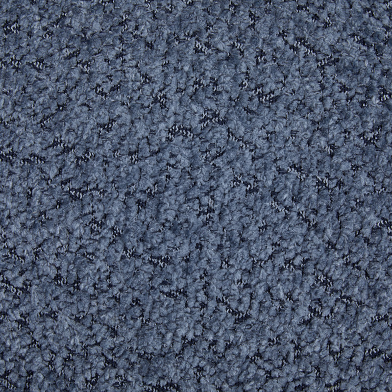 82Inches Boucle Sherpa Sofa - Navy Blue, Navy Blue Boucle