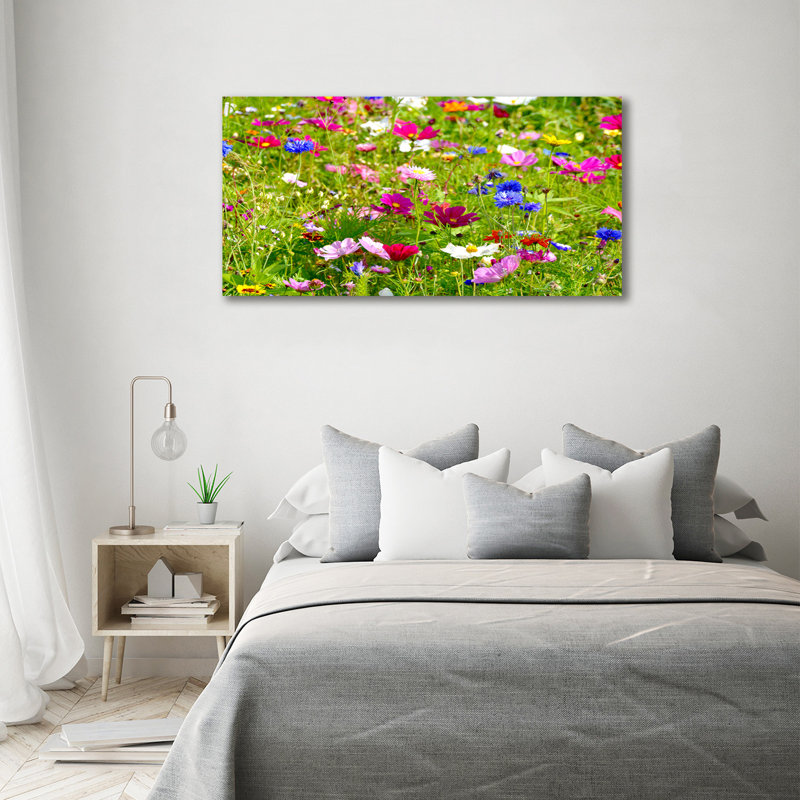 Field Flowers - Wrapped Canvas Print