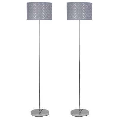 Shearin 150cm Traditional Floor Lamp Set