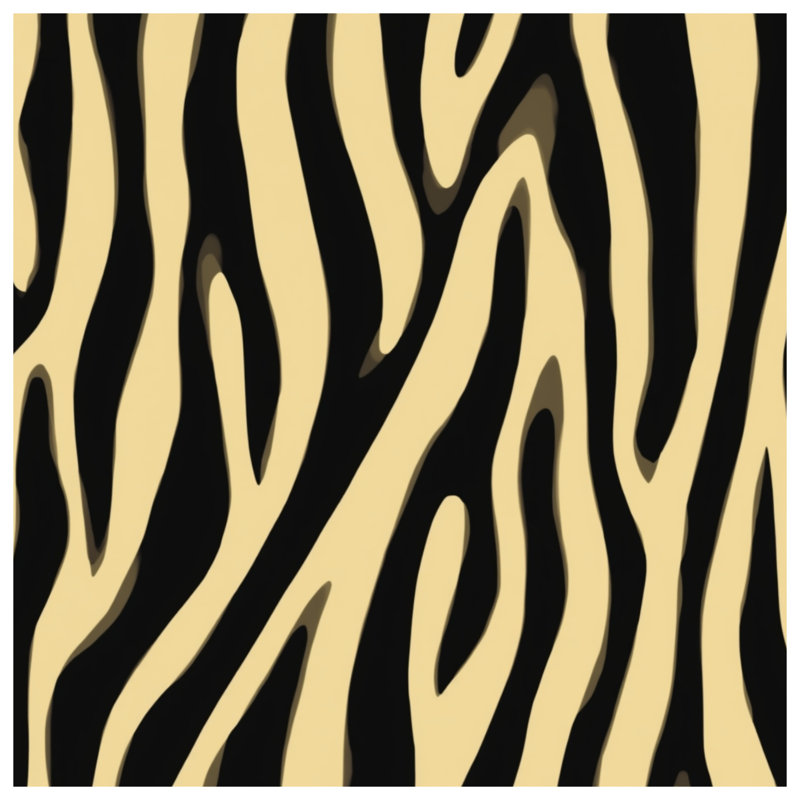 Couvertures à motif zébré, L 60 po x H 80 po