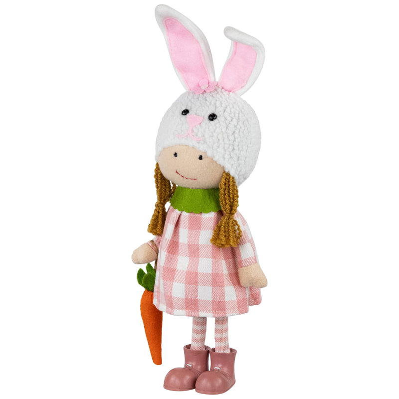 Figurine de Pâques avec un chapeau de lapin