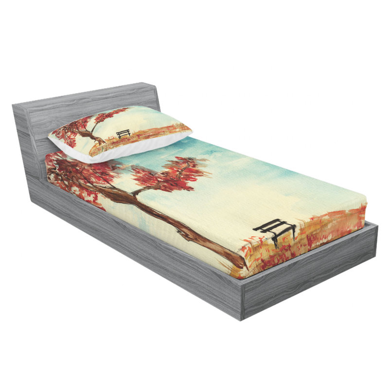 Microfiber Sheet Set, Twin XL Sheet Set with Fitted Sheet