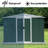 Outdoor Garden Shed Aluminum Alloy Frame With Hinge Door-125096998-125096993