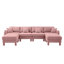 Canapé modulaire en U à 4 places Boucle Fabric-966431199-966431194