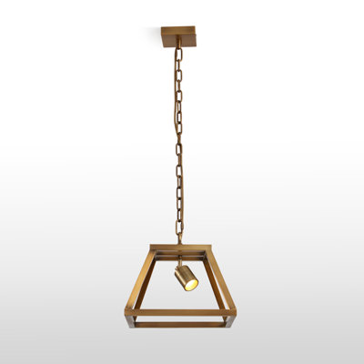 1 - Light LED Caged Pendant