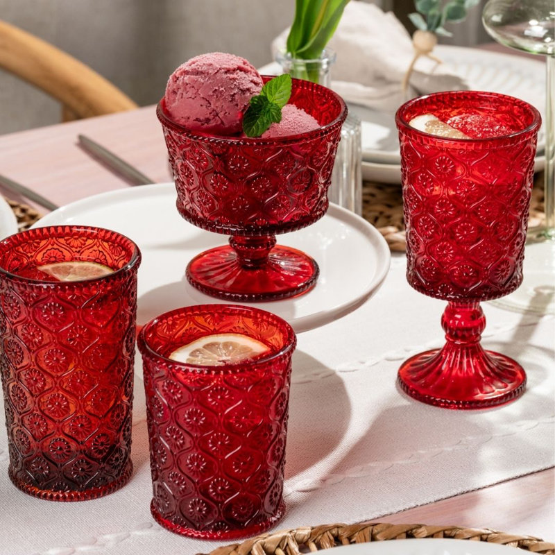 Verres à vin Mitzi, Rouge