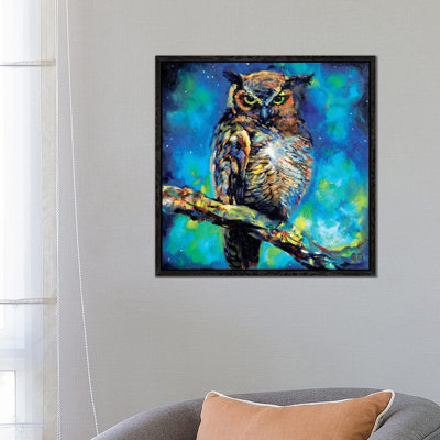 Great Horned Owl 1 Piece Painting on Canvas