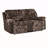 Bruni Brown Console Reclining Loveseat