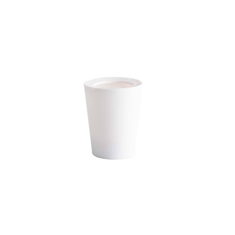 Grand pot à fleurs recyclé suspendu, H 6 po x l 4,75 po x P 4,75 po, Noir