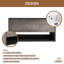 Ensemble de meuble-lavabo mural simple l 40 po-72960831