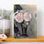 Fleurs dans un vase bleu, vers 1886. Estampe d'art mural abstraite et contemporaine.-1681123050