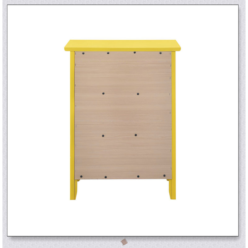 Table de chevet moderne avec une conception durable et compacte, parfaite pour ajouter une touche de couleur à votre chambre à coucher