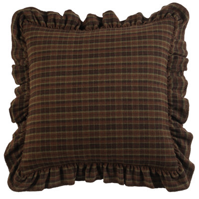 Wooded River Cabin Bear - Alt Euro Sham - 26x26