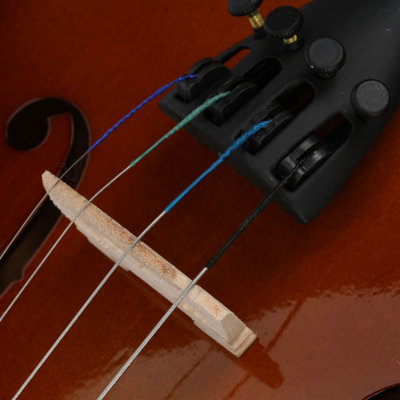 1/2 Size Acoustic Violin Set With Case, Bow, And Rosin