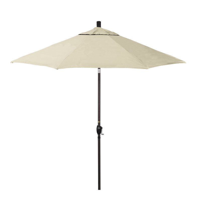Parasol de marché 9 pi Ayomipo, Bourgogne performance toile, Bronze 
