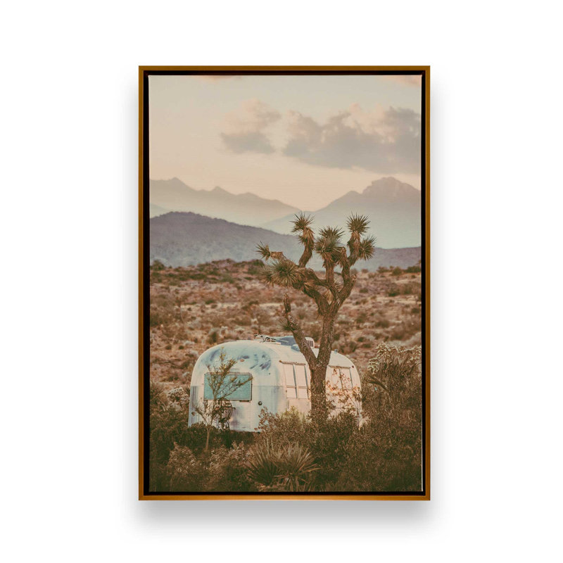 Marble Canyon, reproduction d'art sur toile, 12 po x 18 po, Cadre flottant doré poli