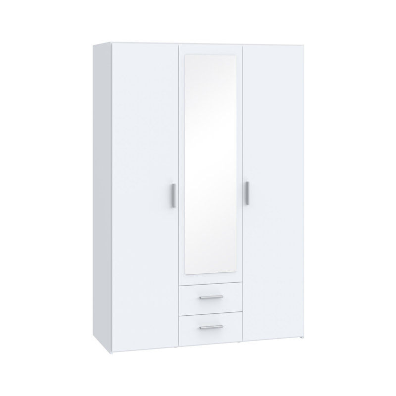 Remonia 3 Door Manufactured Wood Wardrobe