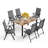 Argyri 6 - Person Patio Dining Set with Rectangular Table-88021894