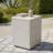 14.2" Square Natural Travertine Stone End Table for Indoor/Outdoor-95802331