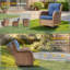 Swivel and sliding wicker patio chairs-2117509930-2119223130