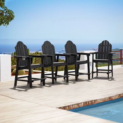 Chaise Adirondack en plastique Dutta
