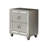 Chloe Gemstone Silver Nightstand