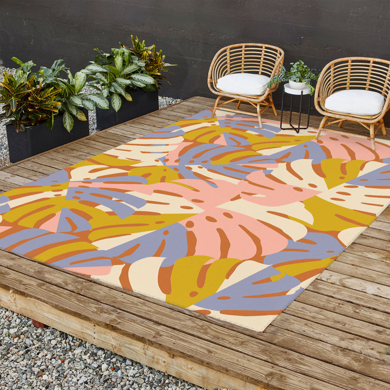 Tapis rectangulaire avec envers antidérapant Makena, Rectangle 8 pi x 12 pi