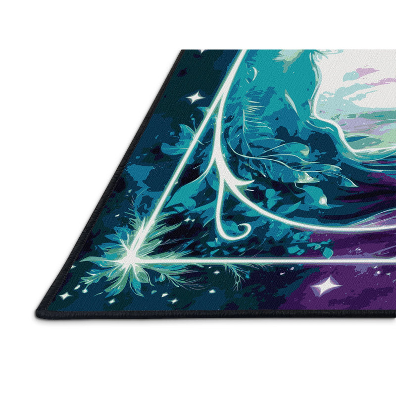 Lunar Shadows Rug, Square 6'