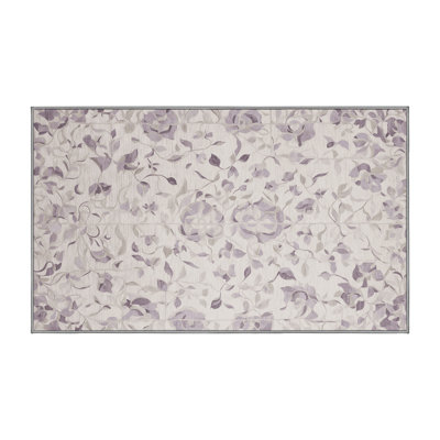Machine Washable Gray Area Rug