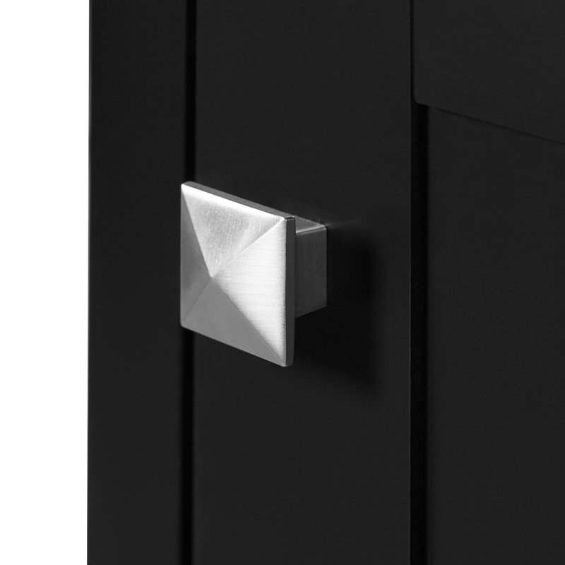 Single 20'' Bathroom Vanity With Ceramic Top, Black