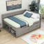 Lit de jour en bois 4 tiroirs Nadiv-175455650-175455645