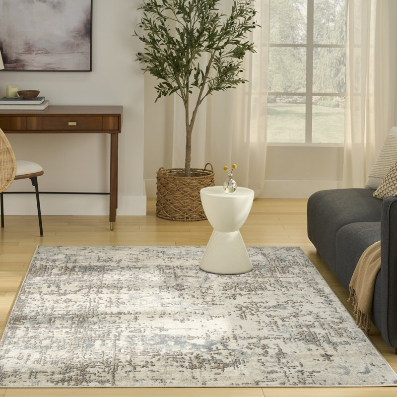 Graelyn Abstract Area Rug, Rectangle 3'9" x 5'9"